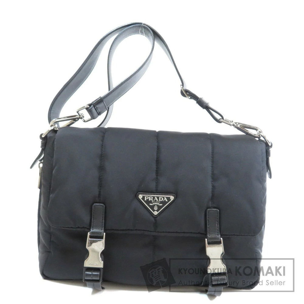 Prada Tessuto Bomber Messenger Bag black - Picture 1 of 11
